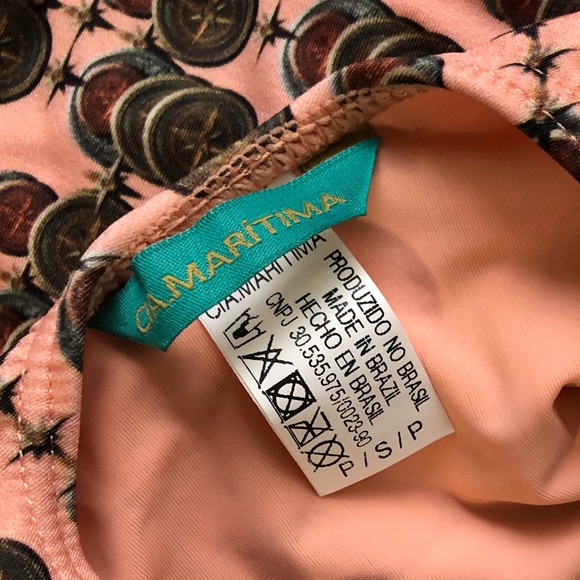 CIA MARÍTIMA Brazilian Swimsuit Size S Pink - Picture 9 of 15